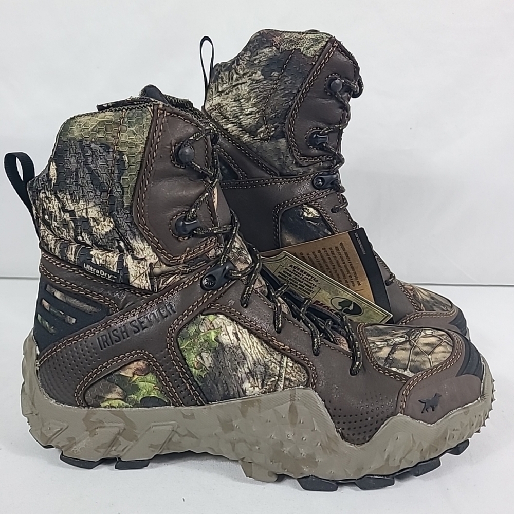NEW Red Wing Irish Setter VaprTrek Woman's Waterproof Camo Hunting Boots Sz 9.5